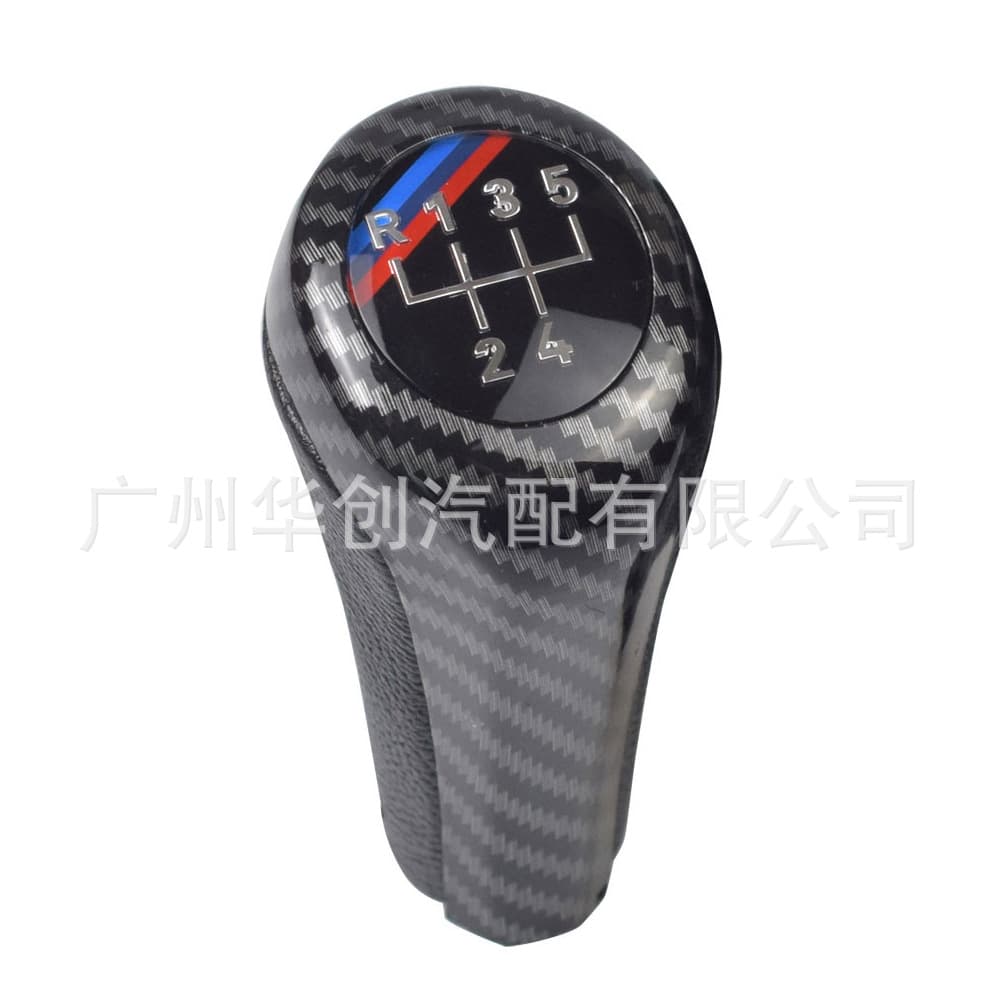 For BMW 1 3 5 6 Series E46 E53 Carbon Fiber Pattern Gear Shift Knob Camouflage Shift Handle