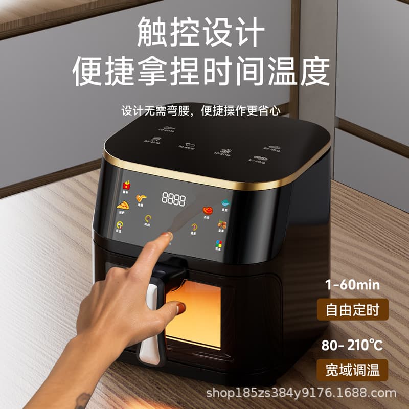 Large Capacity Visual Air Fryer Multifunctional Smart Electric Oven Airfryer Cross-Border Special