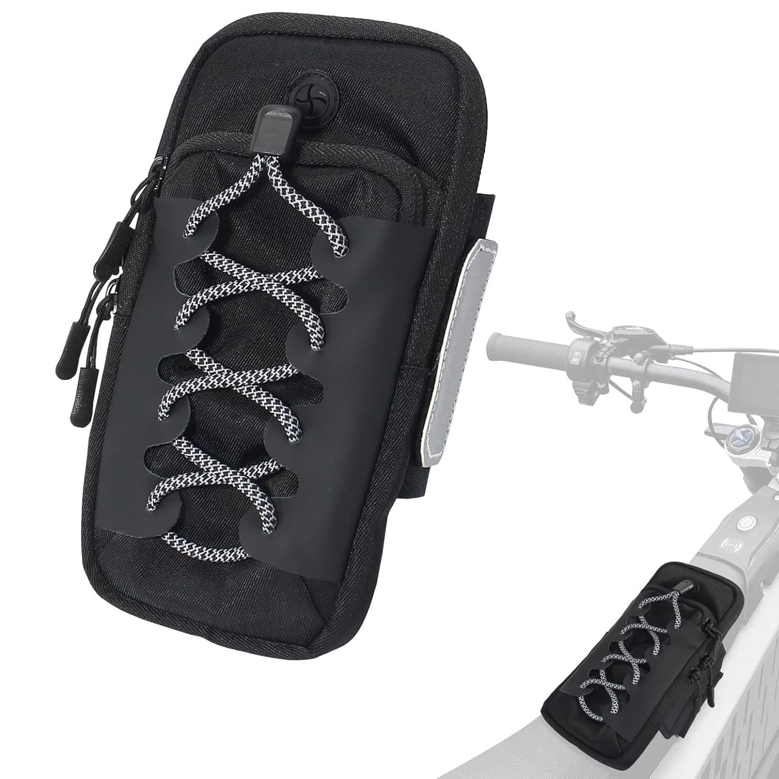 Cross-border new product running mobile phone arm bag multi-functional lightweight arm bag men and women cycling arm bag sports mobile phone bag