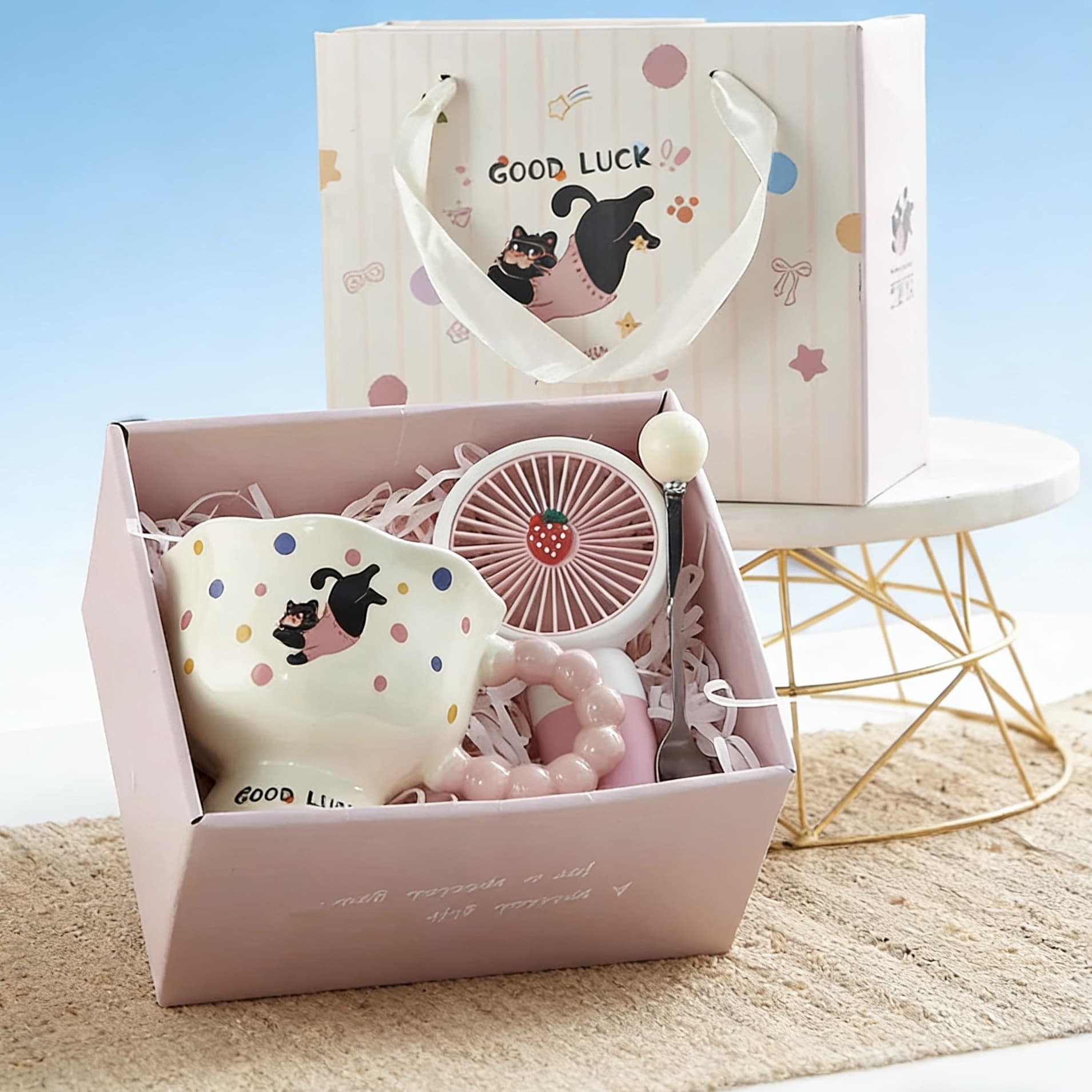 Creative Ceramic Cup, Cute Student and Children's Stylish Mug, Milk Cup, Birthday Cup, Souvenir Gift Box