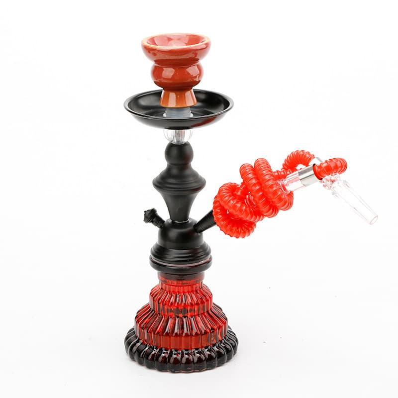 Cross-border spot single and double tube small twist ball hookah glass accessories Arabic hookah hookah