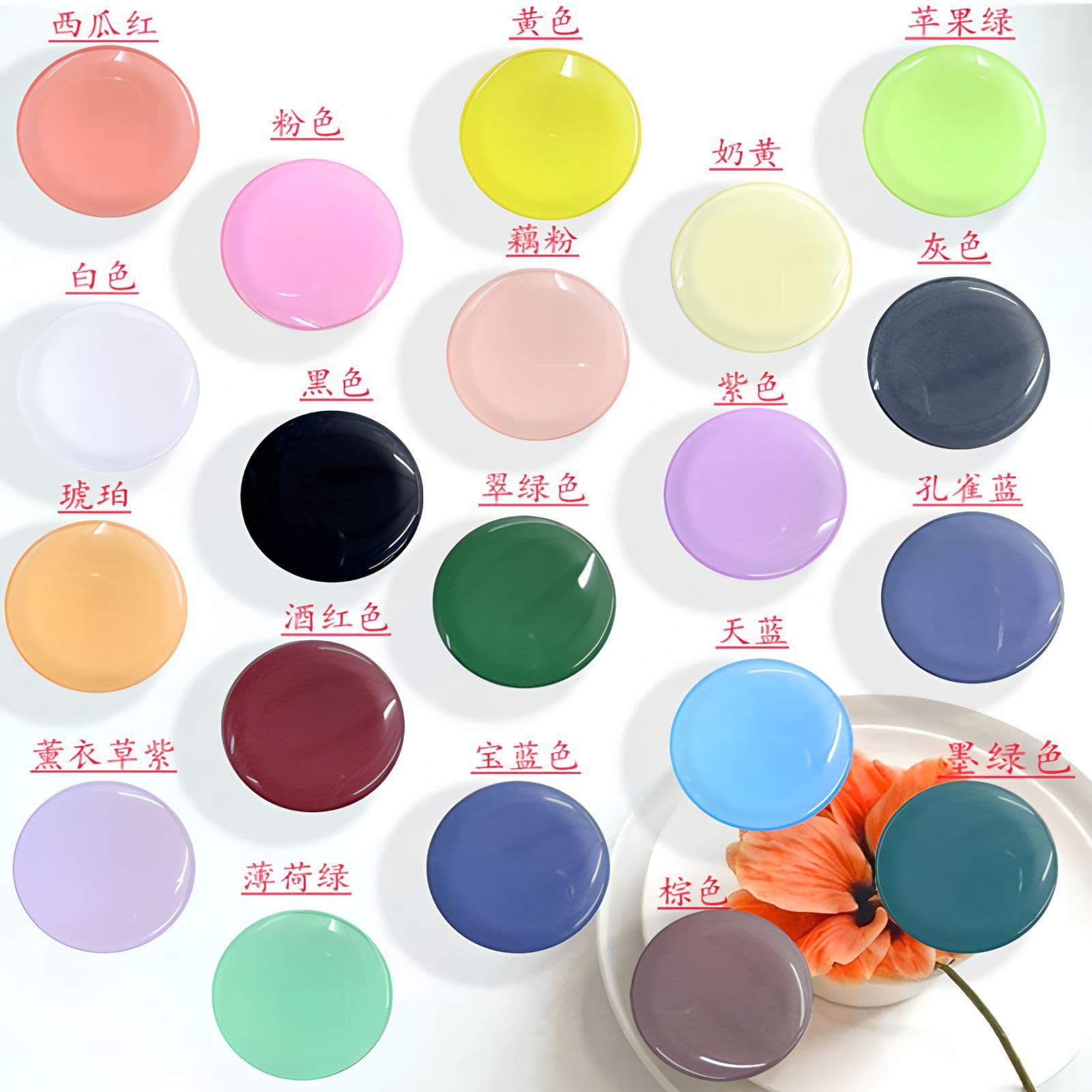 Cross-border 2025 Hot-Selling Korean Ins Simple Solid Color Air Cushion Lazy Phone Desktop Adhesive Stand In Stock