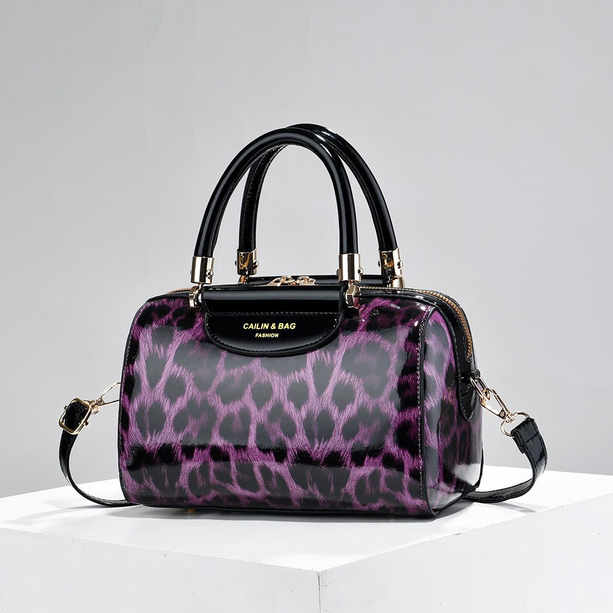 Super Popular Small Handbag for Women, Fashionable Versatile 2026 New Vintage Patent Leather Crossbody Bag, Handbag Office Pillow Bag