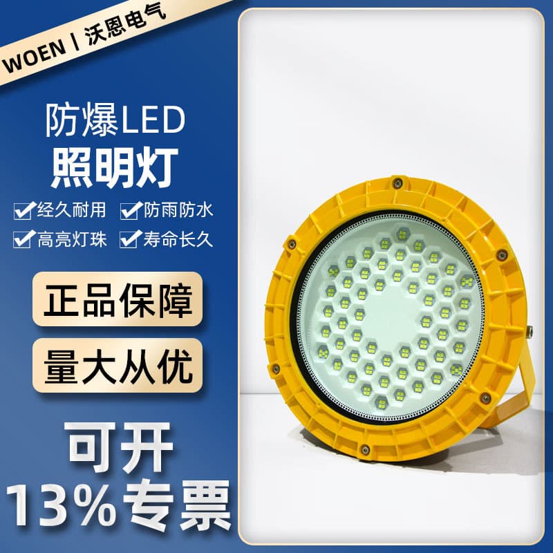 LED Explosion-proof Light, Explosion-proof Projection Light, Explosion-proof Outdoor Floodlight Spotlight for Gas Station Warehouse Workshop Chemical Plant
