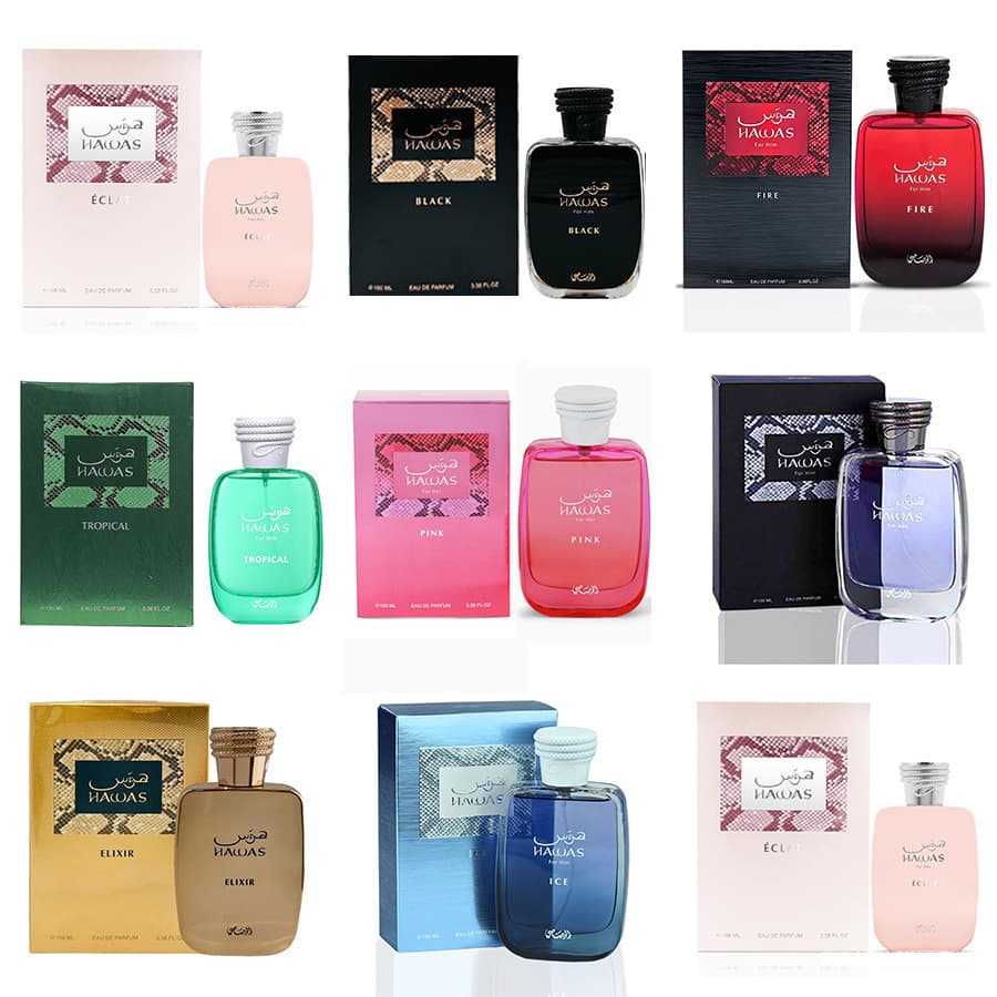 In Stock Hawas for Him by Rasasi Eau De Parfum Hawas Water Cross-Border Perfume