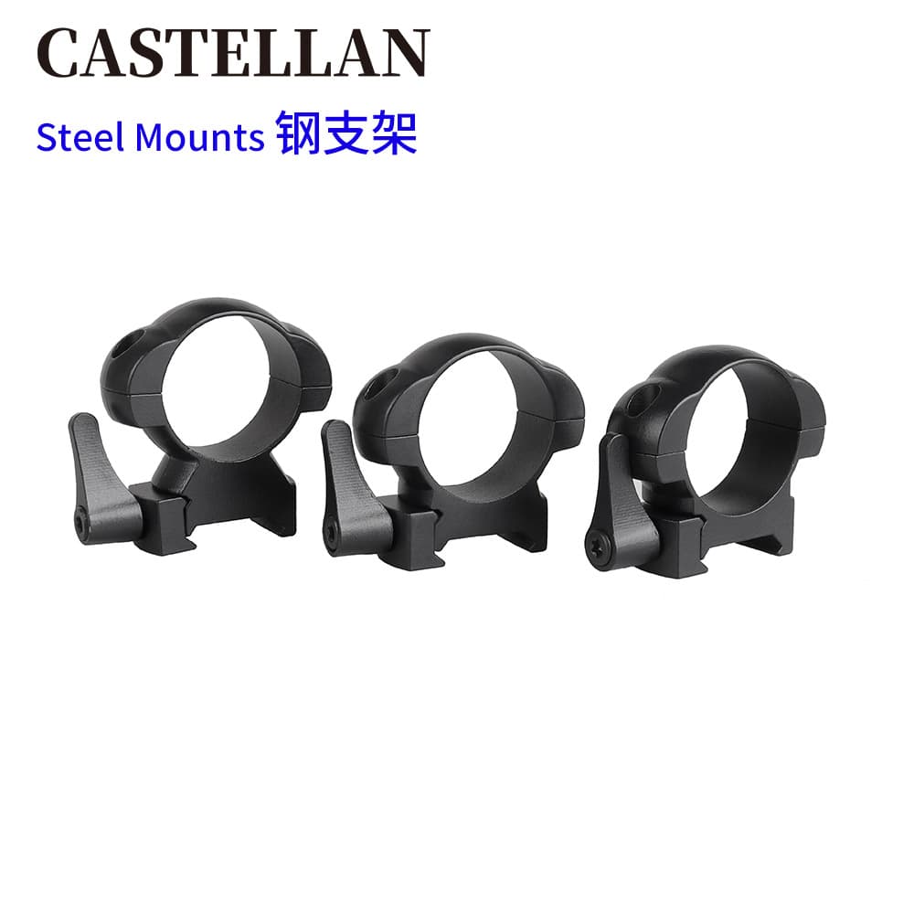 30mm quick release steel scope tube clip, scope tube clip, steel tube clip, 21mm clip, laser sight clip