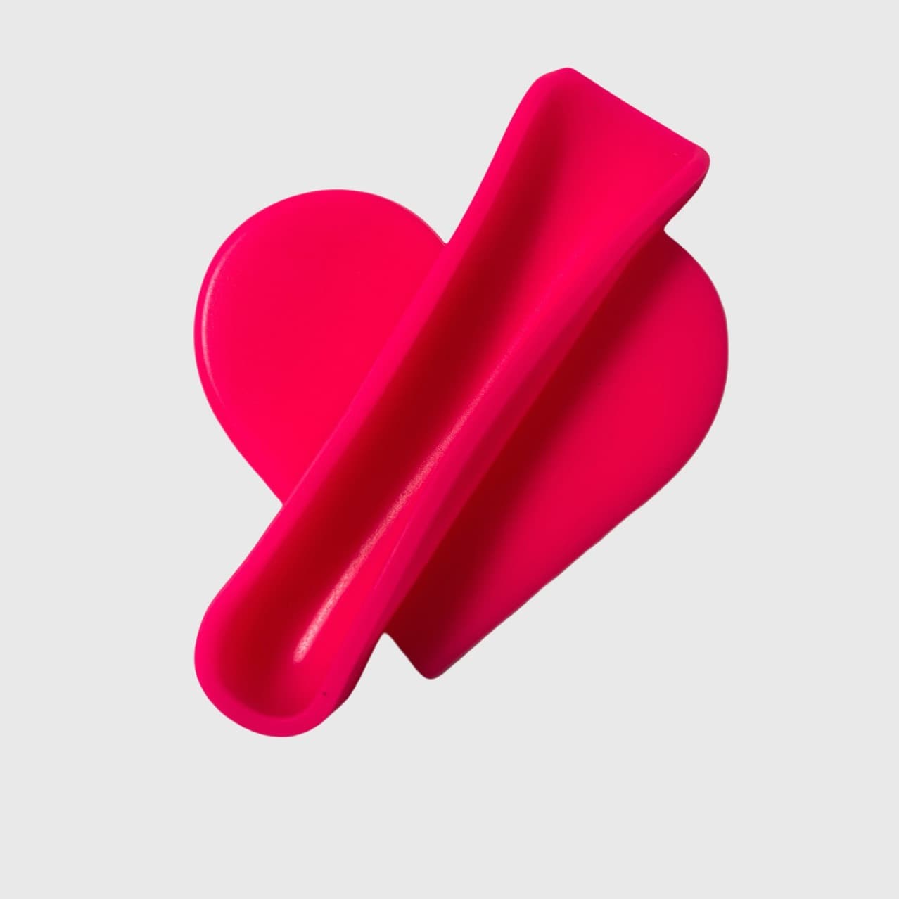 Cross-border Phone Stand Portable Lipstick Lip Balm Lazy Stand Heart-shaped Phone Case Adhesive Silicone Stand