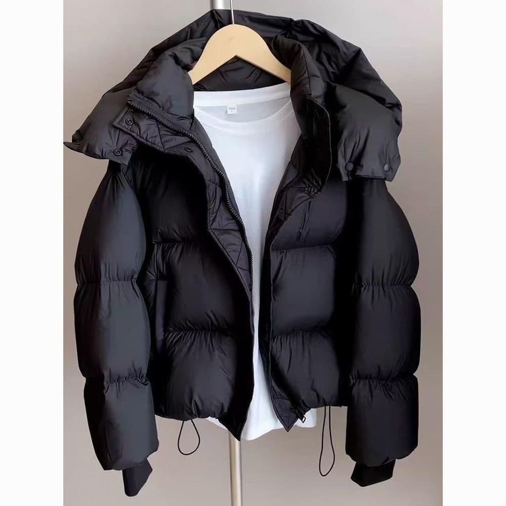 Fall/Winter Hot Style Down Cotton Padded Jacket Women Short 2025 Winter New Korean Loose Thick Bread Coat Outerwear