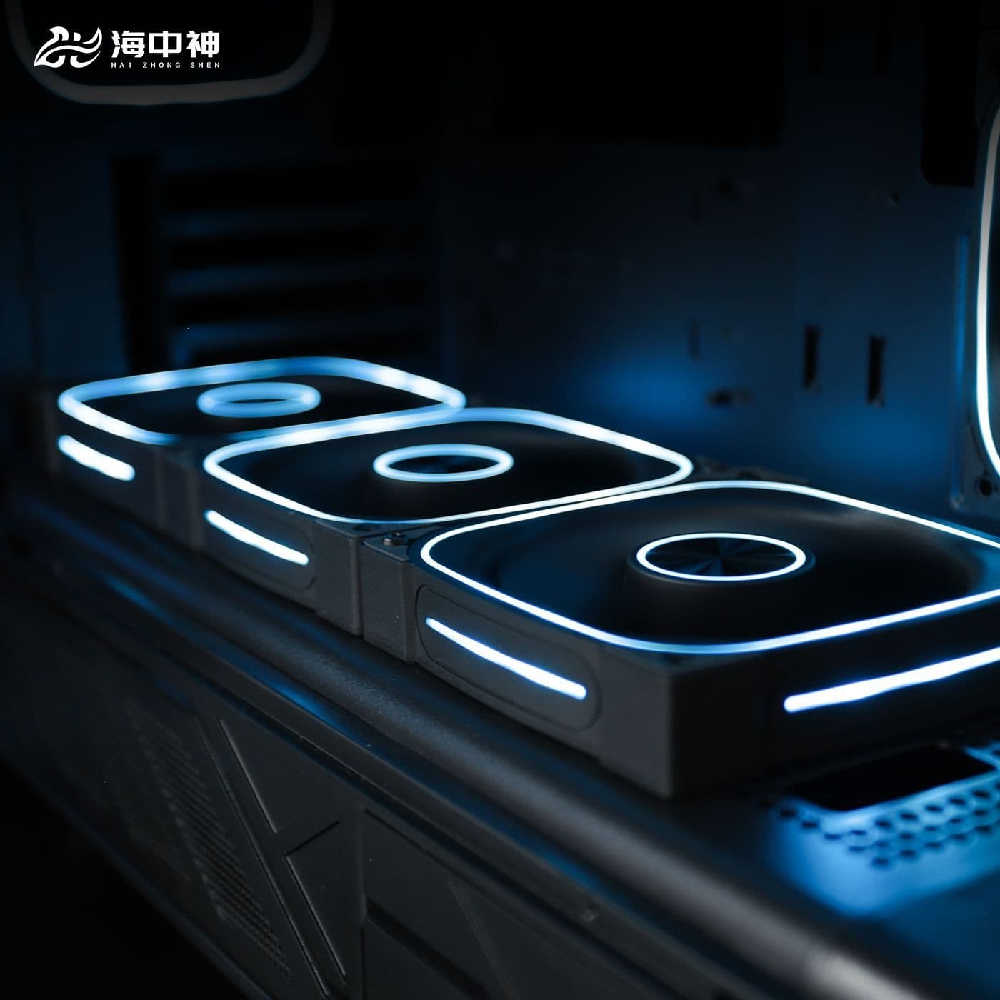 Prism 9 Pro Case Fan 12cm Aquarium-Style Case Desktop PC Fan Smart Temperature Control Cooling Fan