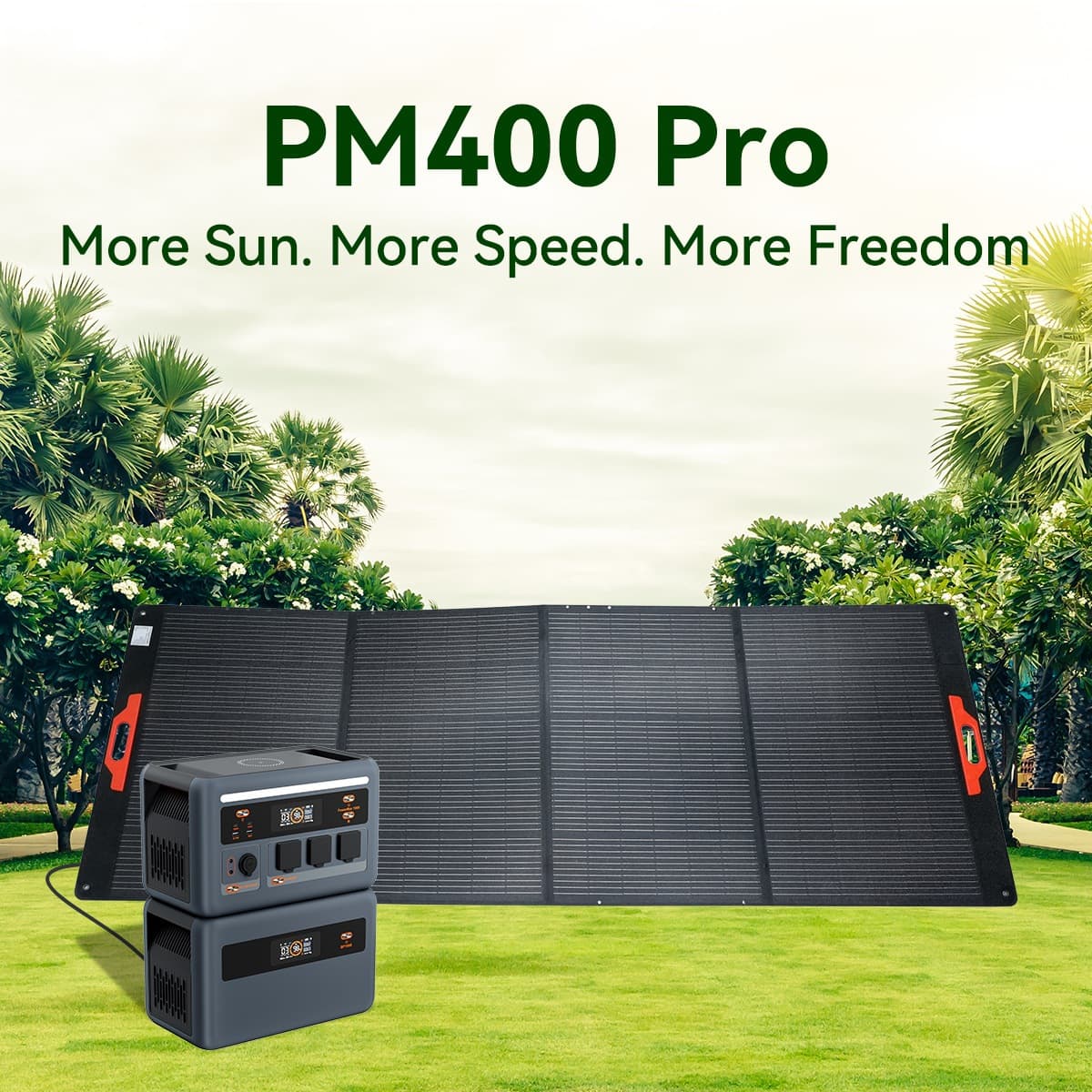 2026 New Oscal PM400 PRO Solar Panel EU/US Plug Drop Shipping Overseas