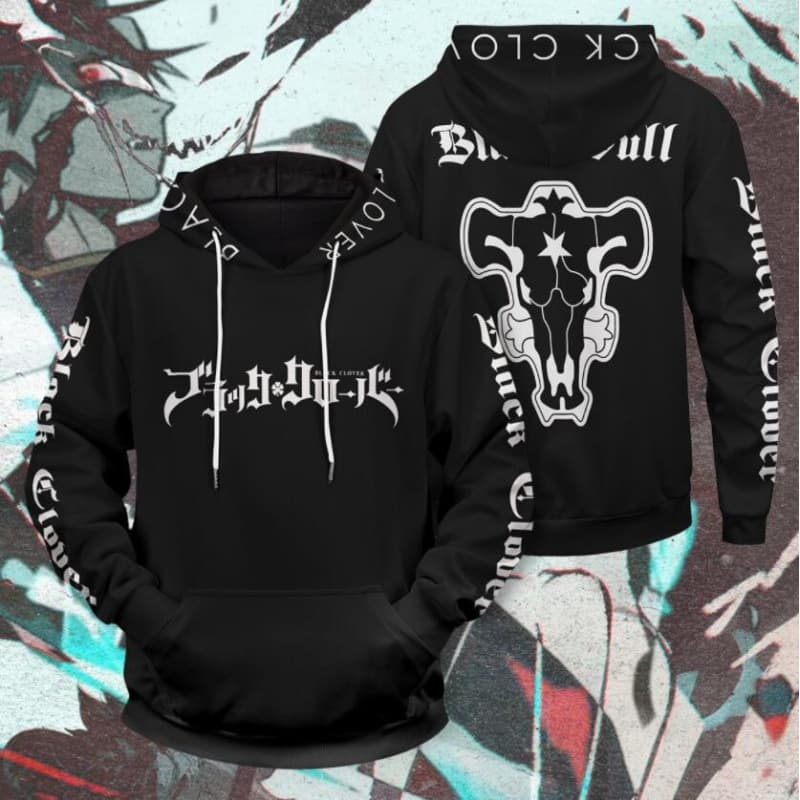 New Cross-Border Five-Leaf Clover 3D Print Trendy Hooded Pullover/Zip Hoodie