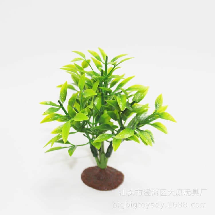 9CM High Simulation Green Bush Artificial Tree Model Leaf Sand Table Tree DIY Scene Decoration Tree Micro Landscape Plant Tree
