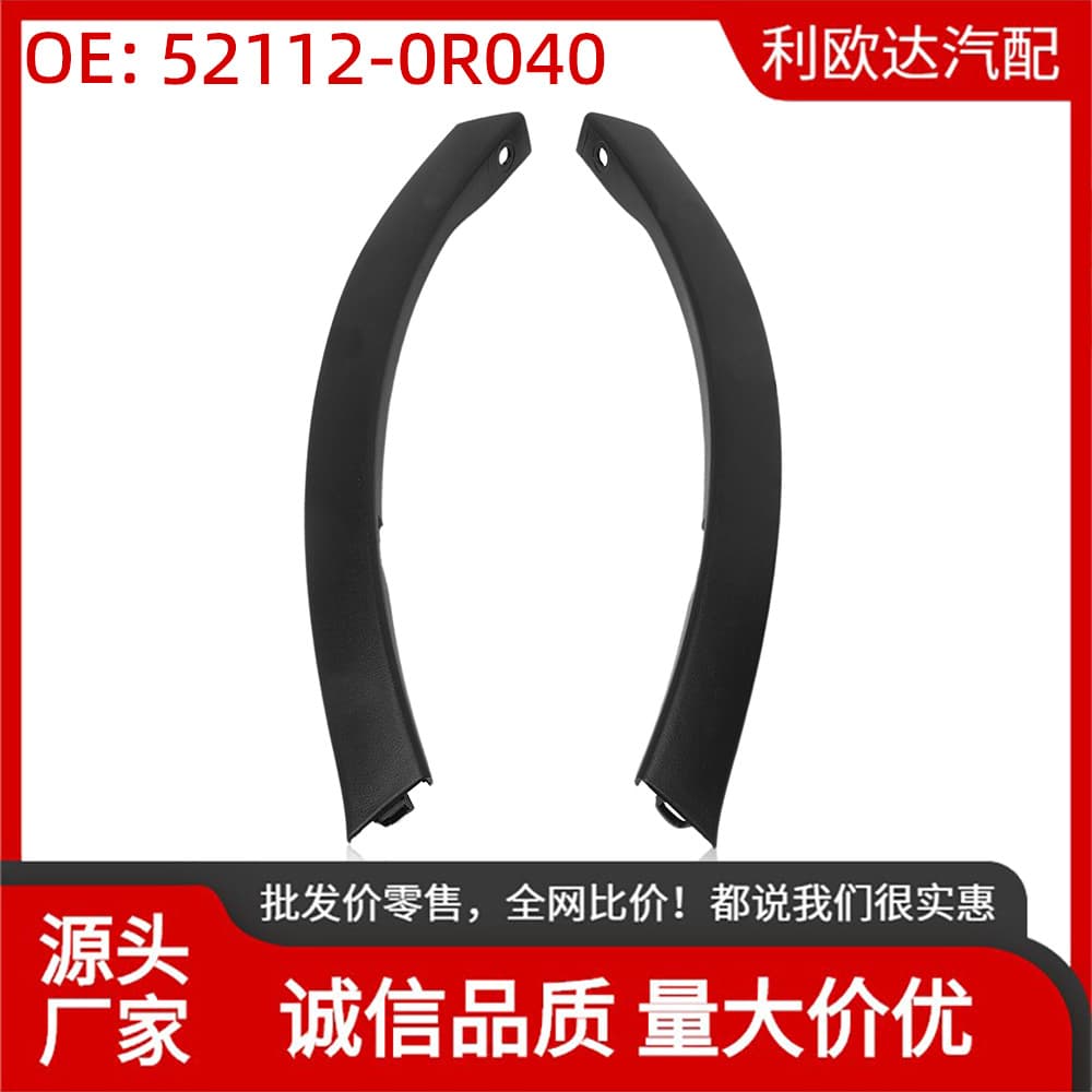 52112-0R040 Compatible with Toyota RAV4 2013-2015 Bumper Trim Front Left and Right Side 1 Pair