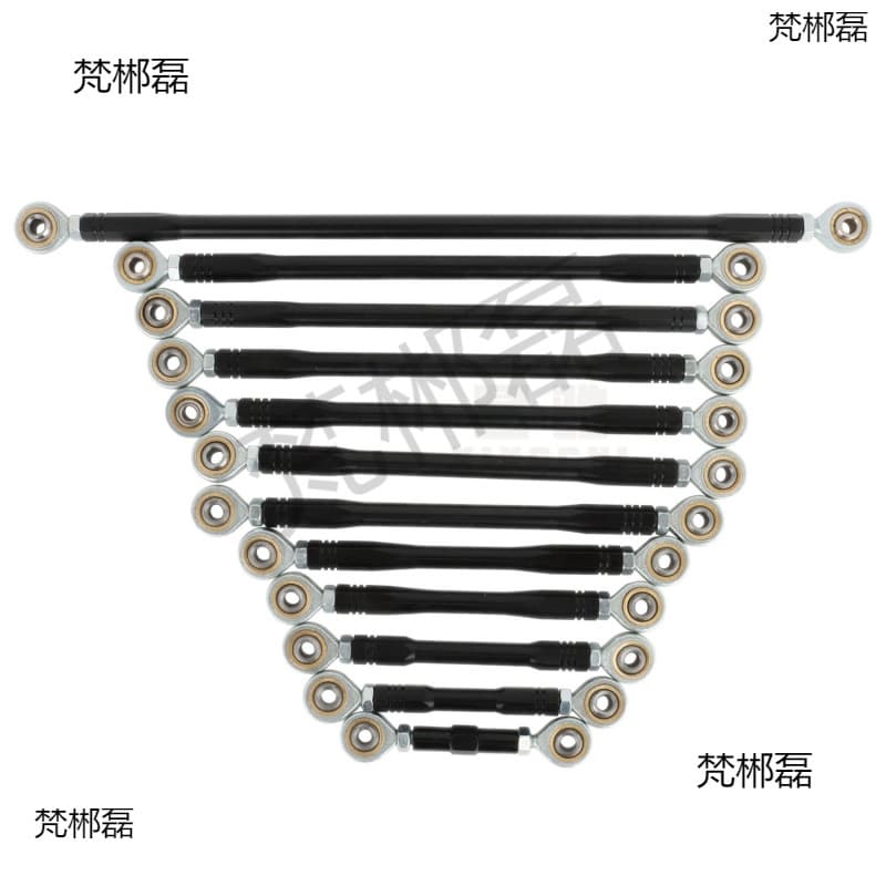 Motorcycle Modification Universal Aluminum Alloy Reverse Shift Lever Linkage Rod Gear Shift Connecting Rod Black