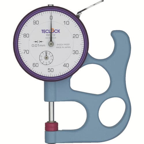 TECLOCK dial thickness gauge, dial display SM-112, measuring range 0–10mm