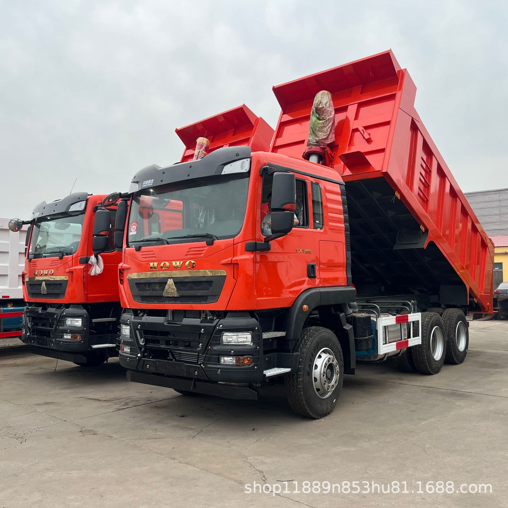 Export Sinotruk HOWO 400 HP Dump Truck Haowo TX New Tipper Used Dump Truck Stock Vehicle
