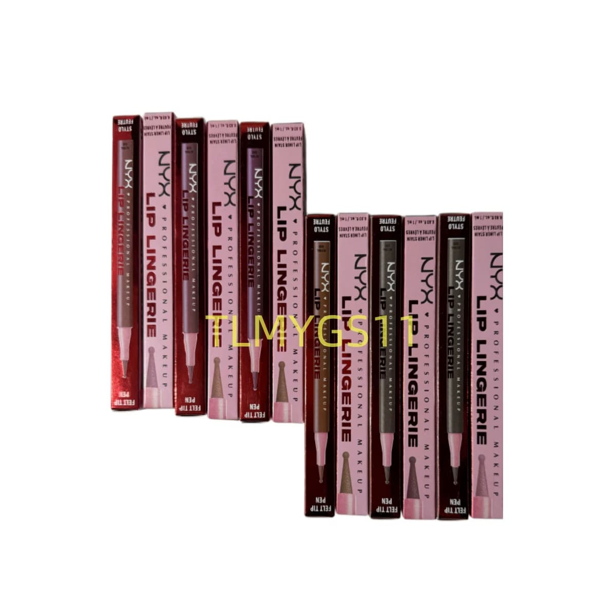 Cross-border hot-selling NYX Lip natural color long-lasting makeup that is not easy to smudge and is smooth and smooth, round-head lip makeup pen