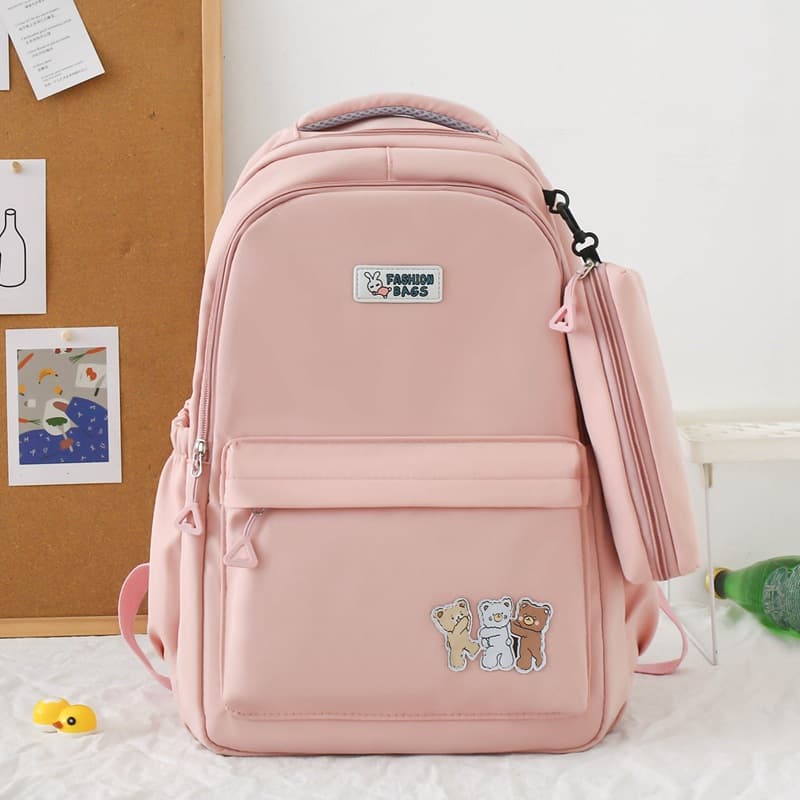 Wholesale 2025 new backpack large capacity premium feel middle school student simple lightweight water-resistant student backpack