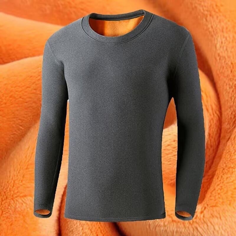 Men's Winter Thermal Underwear Set Fleece Lined Thickened Youth Couple Warm Clothes Long Pants And Tops Workers Innerwear