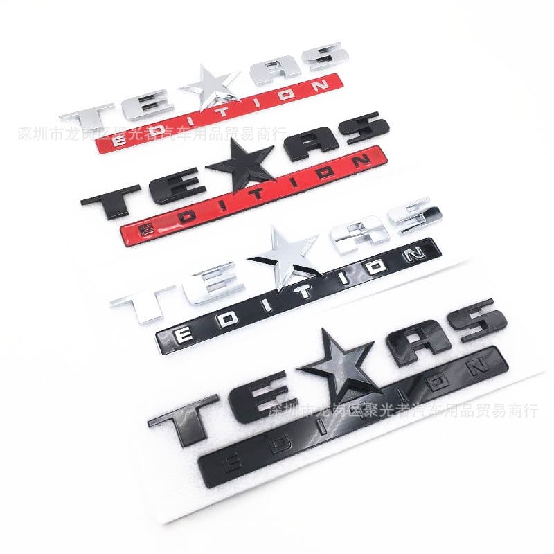 For JEEP Off-Road Modified Vehicle Decal Wrangler Compass TEXAS Rear Emblem Decal Side Door Badge