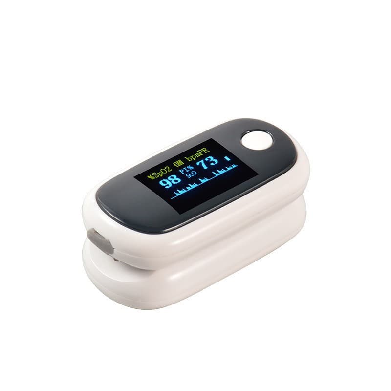 Cross-Border New Pulse Oximeter, Rechargeable with OLED Display for Blood Oxygen Saturation and Pulse Monitoring