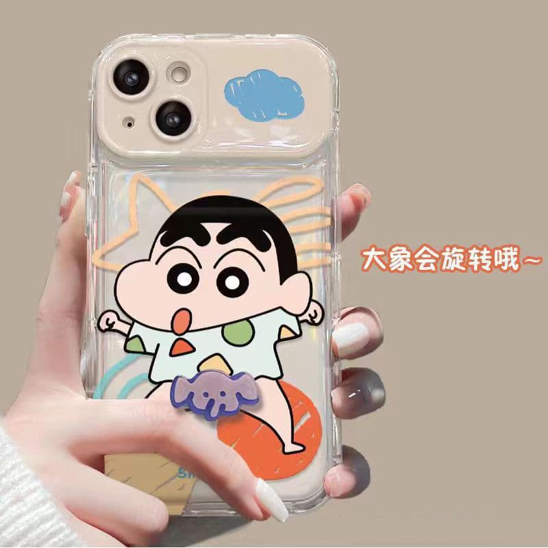 Apple iPhone 15 Case, Vivo Huawei Phone Case, Fully Transparent Soft Protective Case with Lanyard Lens