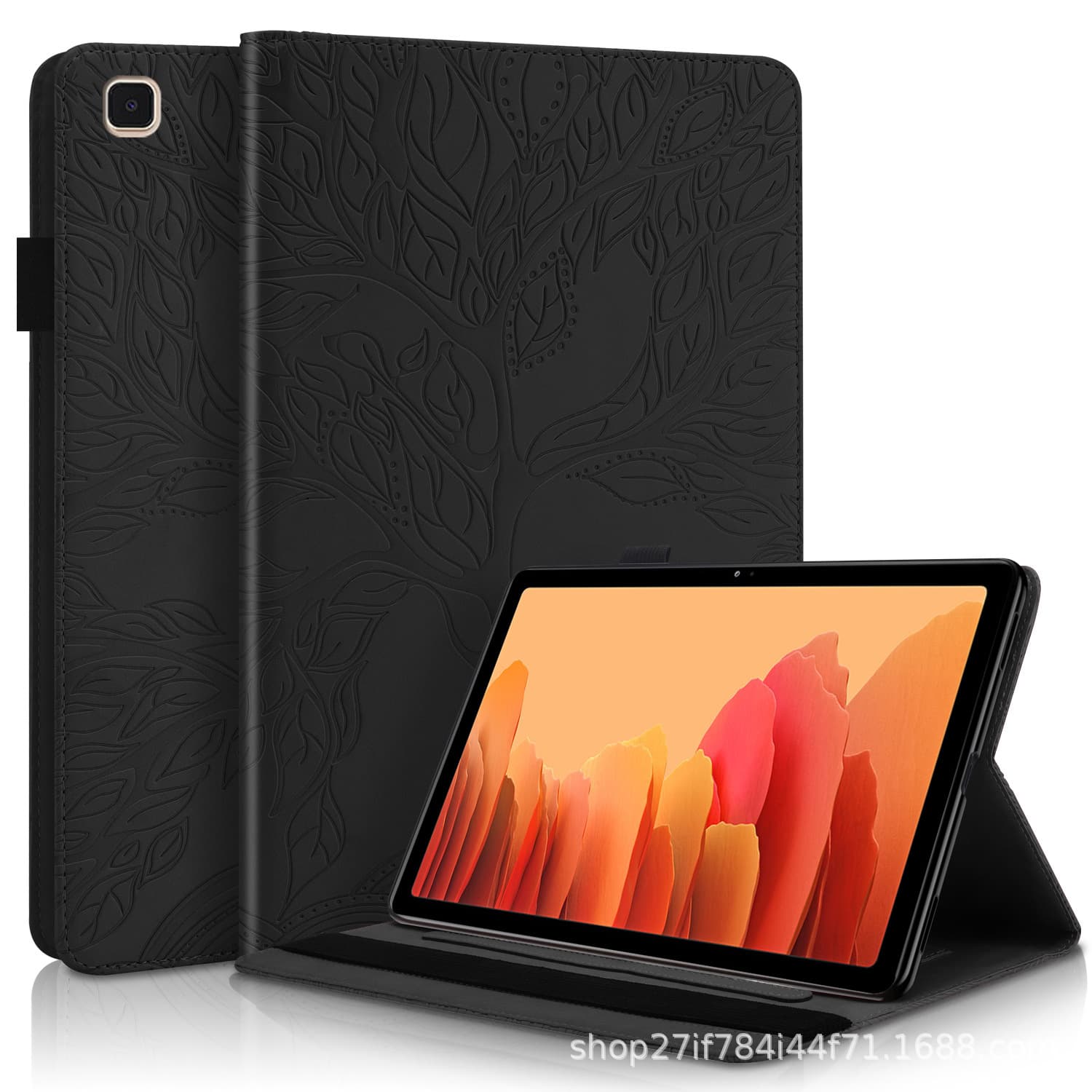 Case for Samsung Galaxy Tab A7 2020 SM-T500 Tablet, T505 Protective Cover, Painted Leather Case