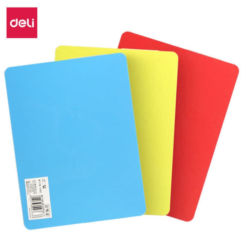 Deli 9352 writing pad A5 copy board/A4 plastic pad writing pad exam pad wholesale