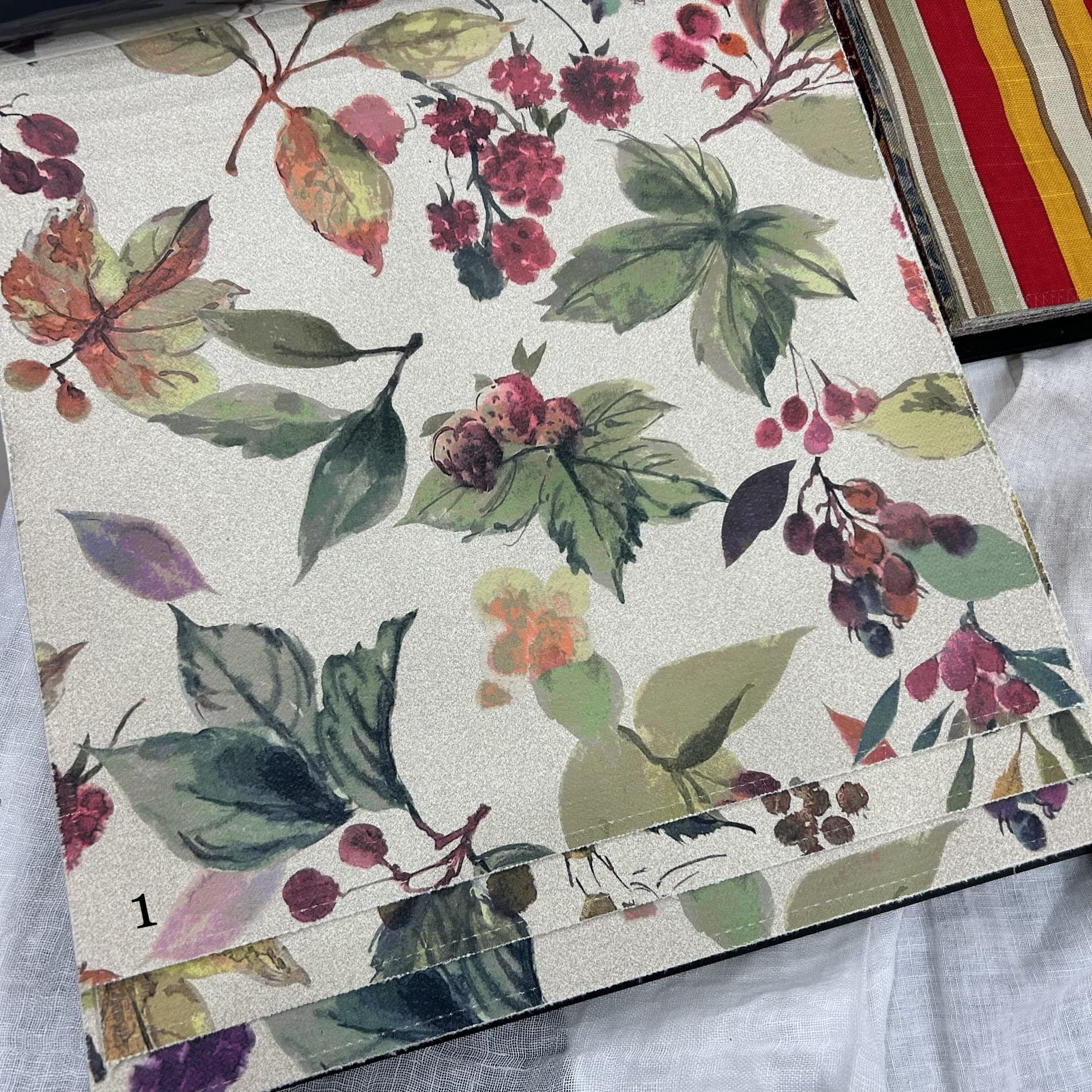 Width 280cm printed floral fabric American country Korean pastoral style curtain cloth tablecloth fabric