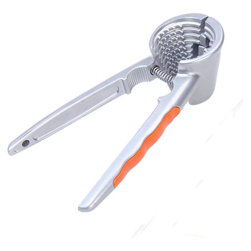 Factory Direct Walnut Cracker Funnel-type Nutcracker Nut Eating Tool Four Clip Mouth Orange Handle Nut Opener