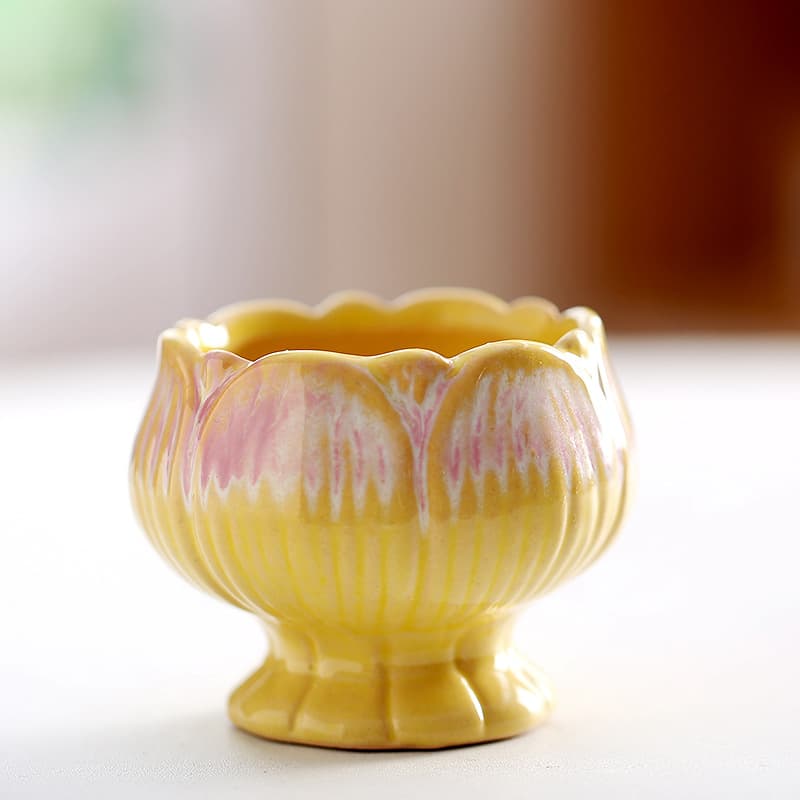 Wholesale Bulk Succulent Ceramic Flower Pot Creative Shape Home Green Plant Butterfly Orchid Succulent Pot Special Breathable Pot