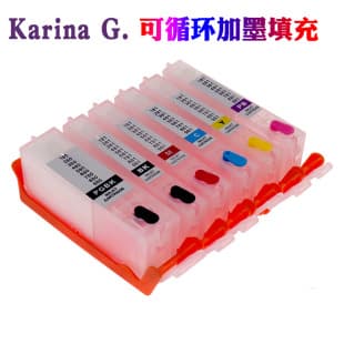 Compatible Canon TR7550 TS6151 TS8150 TS9150 Refillable Ink Cartridge PGI-580 581