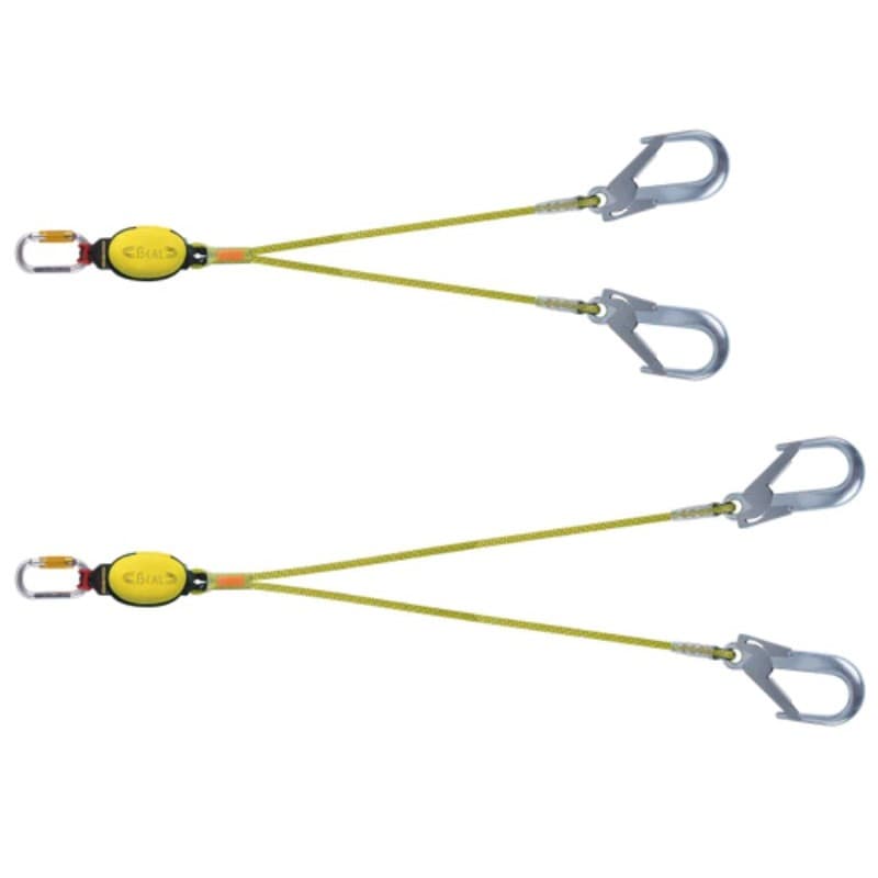 BEAL DYNAPRO AIR V HOOK 1m/1.5m/2m Double Hook Lanyard, Fall Protection V-Type Arrest Lanyard