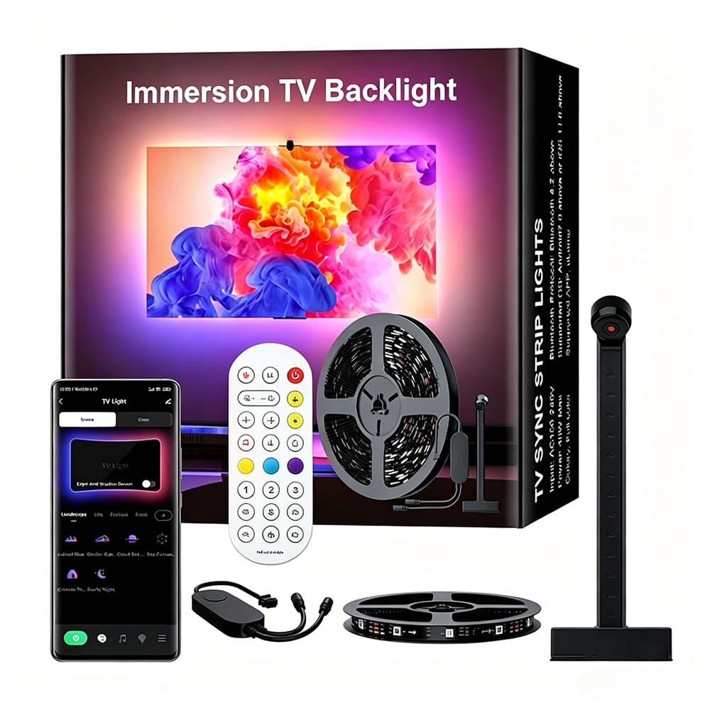 Cross-border RGB Symphony Bluetooth APP smart remote control sensor captures the TV screen and synchronizes the LED atmosphere light strip