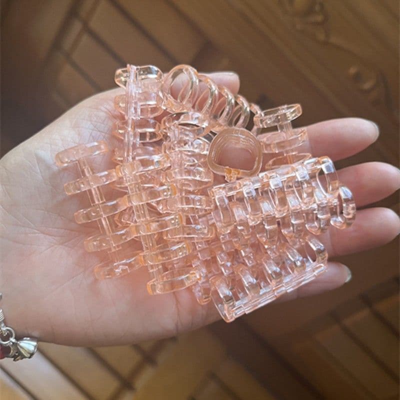 Detachable Binder Rings Loose Leaf Rings Coil Binding Transparent DIY Plastic
