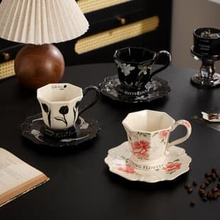 New Ceramic Cup Gift Set for Best Friend Birthday Present Gift Box Coffee Cup Set High-Quality Mug