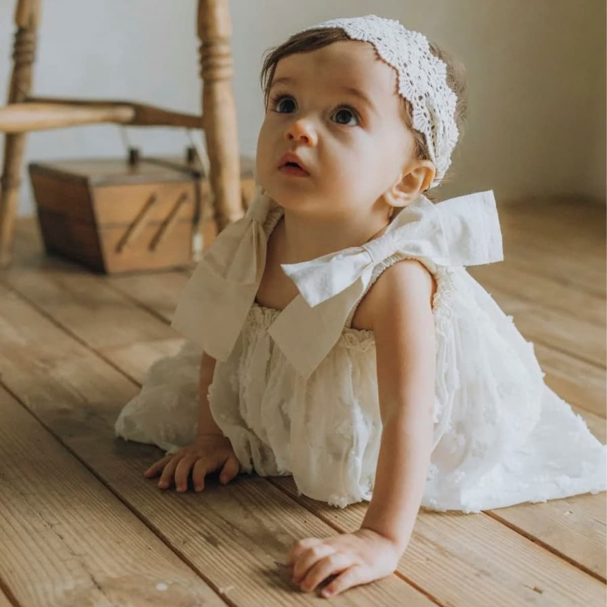Kids Summer Dance Dress Baby Tutu Lace Polka Dot Bow Princess Strapless Gown