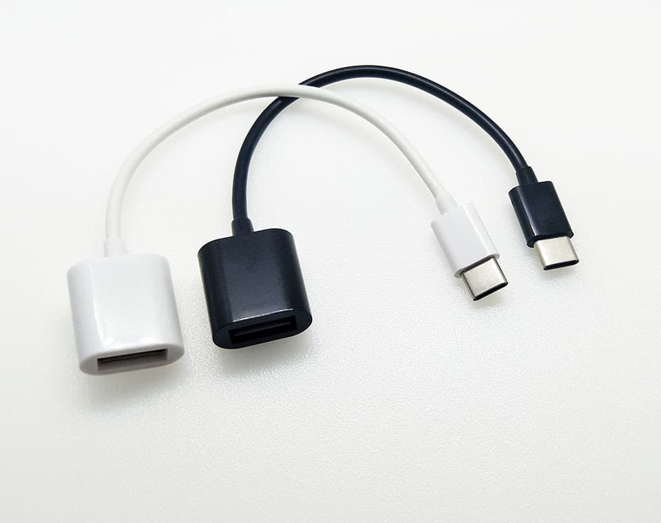 OTG data cable, Type-C to USB 3.0 adapter for Android micro phones, tablets, cloud downloads, and USB flash drives.