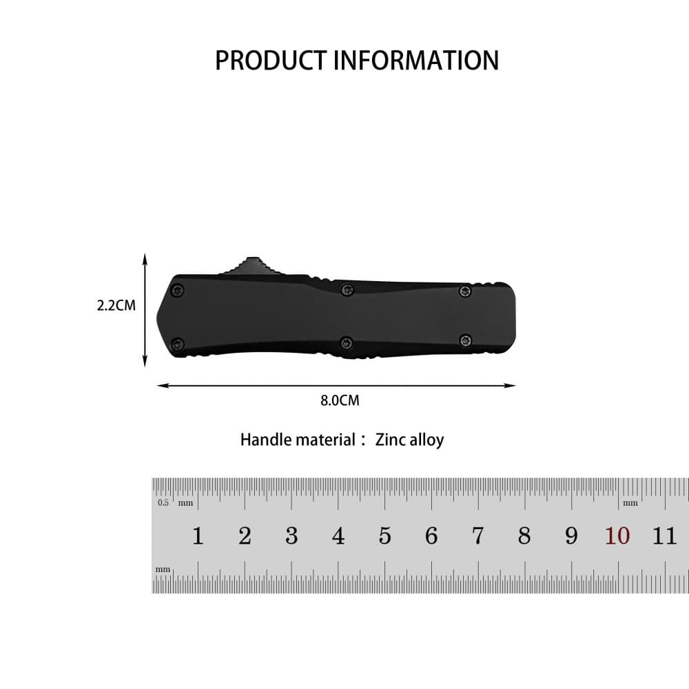 Cross-Border Best-Selling High-Hardness Mini A07 Zinc Alloy Metal Handle Camping Outdoor Portable Fishing Tool Accessory