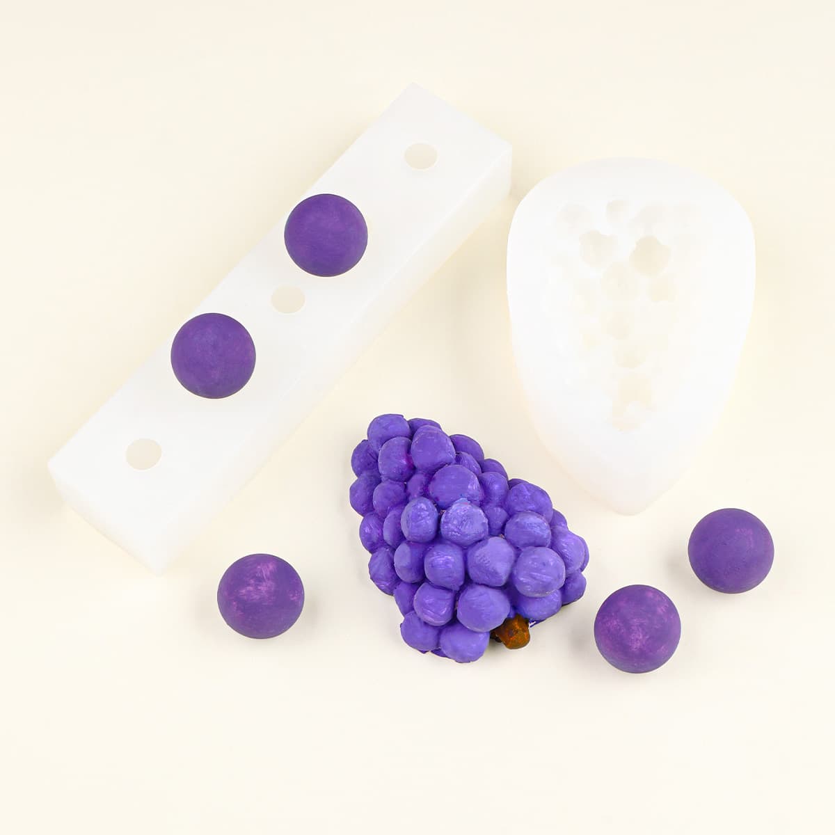 Grape silicone mold diy fondant cake decoration chocolate glue soap glue silicone mold baking mold