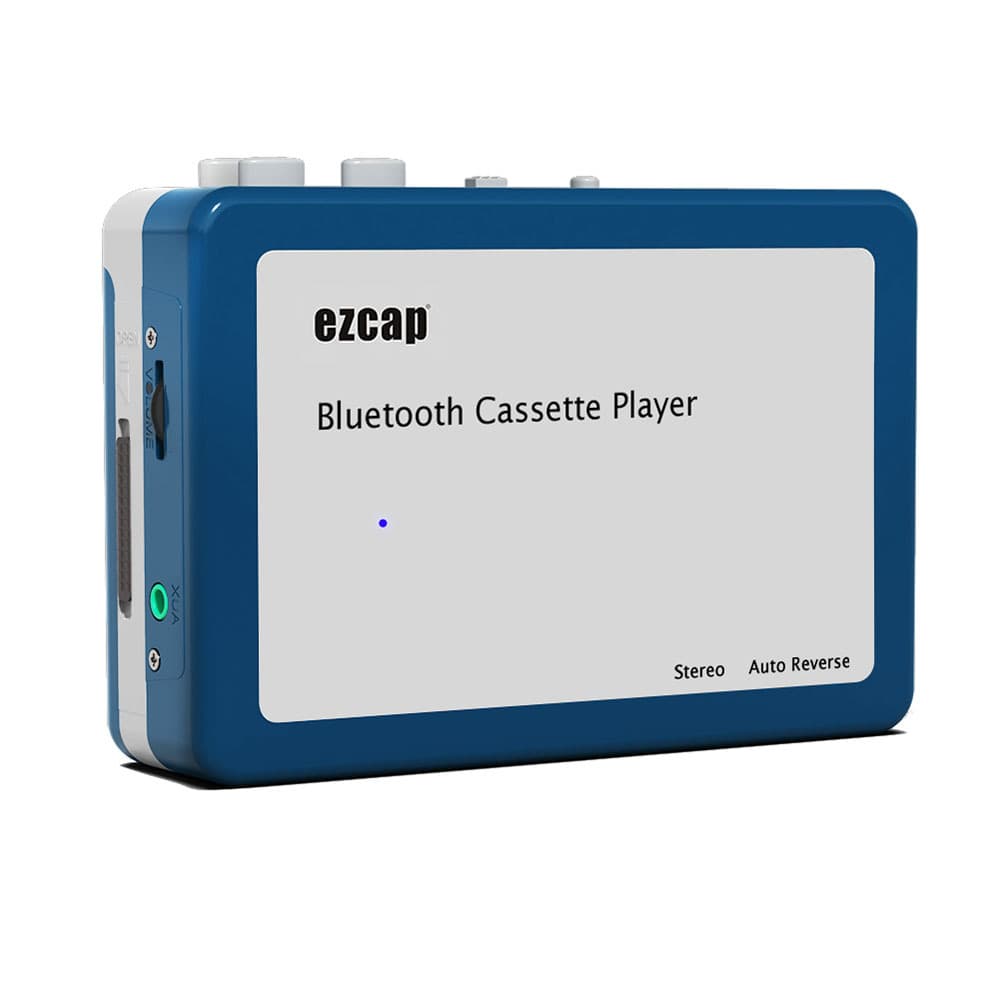 Cassette Player with Auto-Reverse, Creative Gift, Bluetooth Transmitter ezcap215
