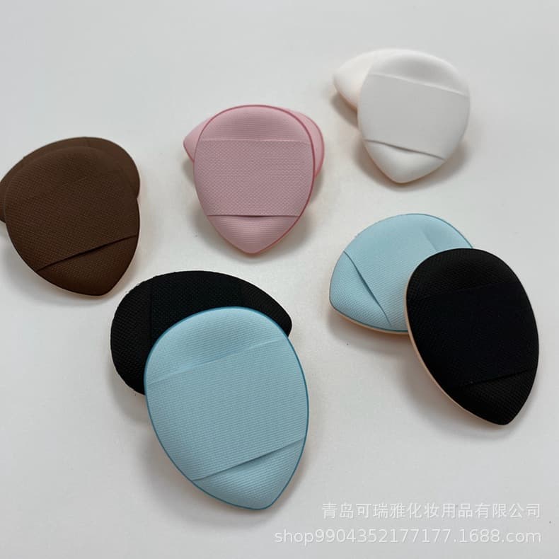 Mini Thumb Powder Puff Non-Absorbent Bouncy Cushion Mini Finger Puff Small Foundation Liquid Concealer Makeup Loose Powder