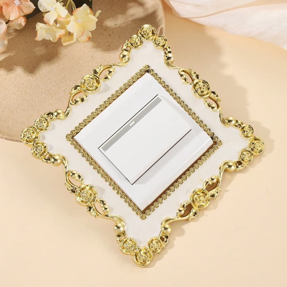 Switch Sticker Wall Decal Creative Sticker Cross-border Amazon Shein Switch Outlet Cover 3043 Single Switch 8.6*8.6 cm