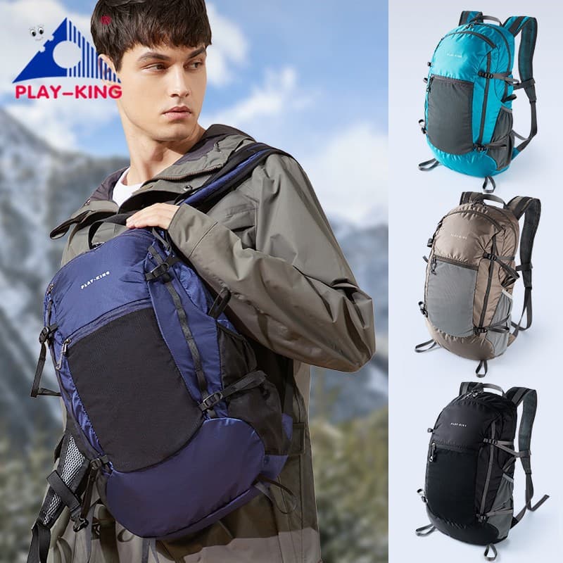 Ultra-Light Foldable Hiking Backpack Waterproof Casual Mountain Climbing Bag Large Capacity Dual-Shoulder Bag for Men And Women