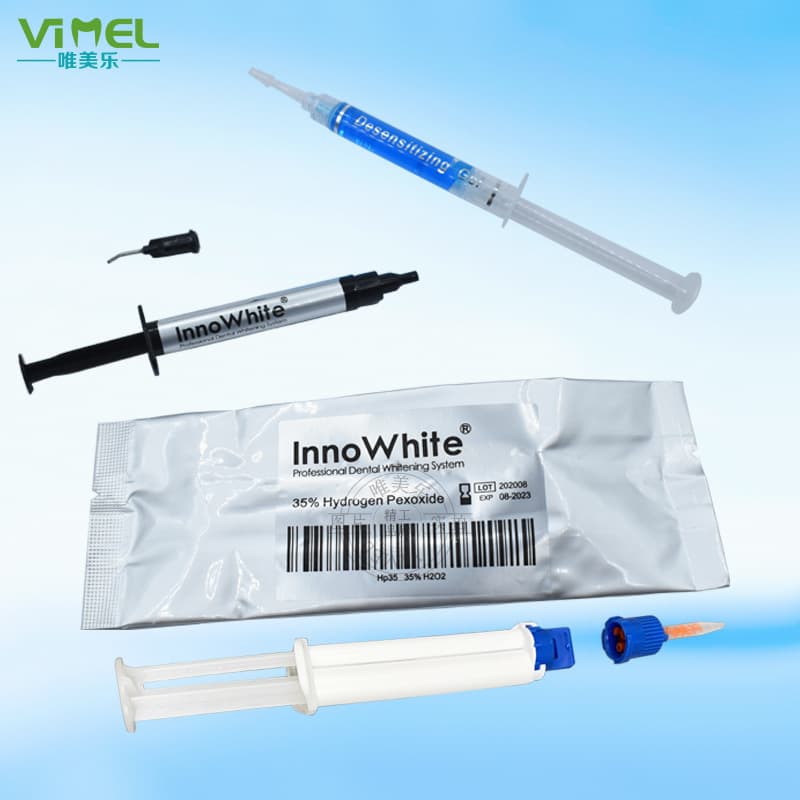 5ml Dual Tube Whitening Gel Mixing Tip, Teeth Whitening Gum Protectant, Desensitizing Agent for Teeth Whitening