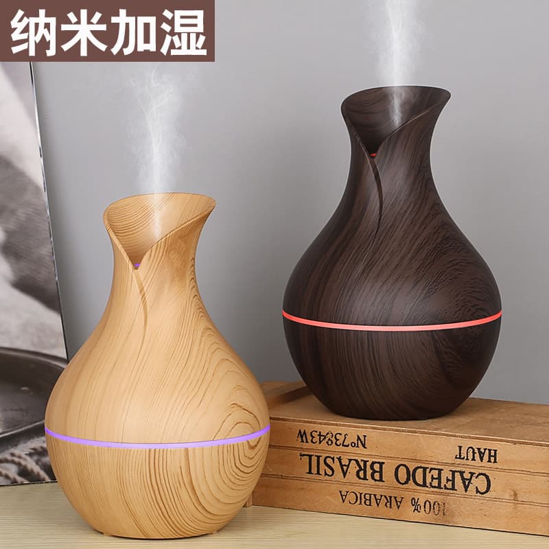 Portable 200ml Mini Flower Vase Aromatherapy Machine USB Car Air Conditioning Humidifier Vehicle Mounted Dehumidifier