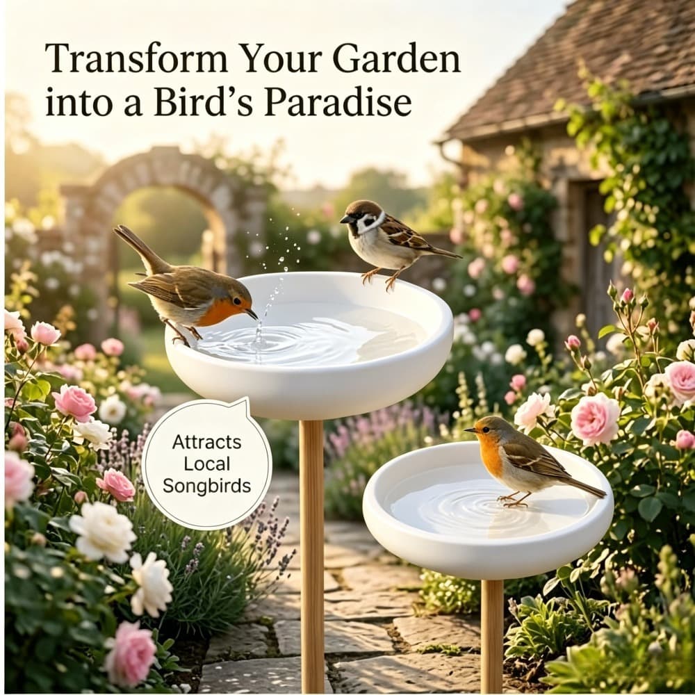 Round shallow tray silicone mold, garden bird drinking tray, DIY resin storage tray ornaments, hand-poured mold