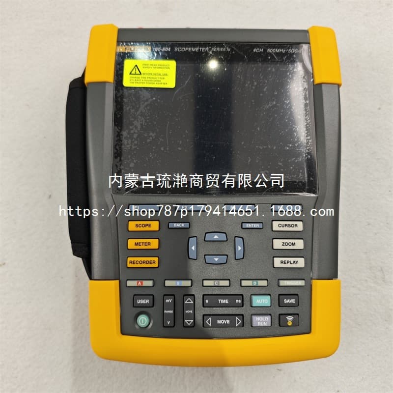 FLUKE 190-504-III Handheld Oscilloscope for Industrial Equipment