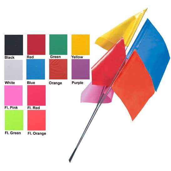 Colorful logo flag PVC logo flag Square logo flag Metal pole logo flag