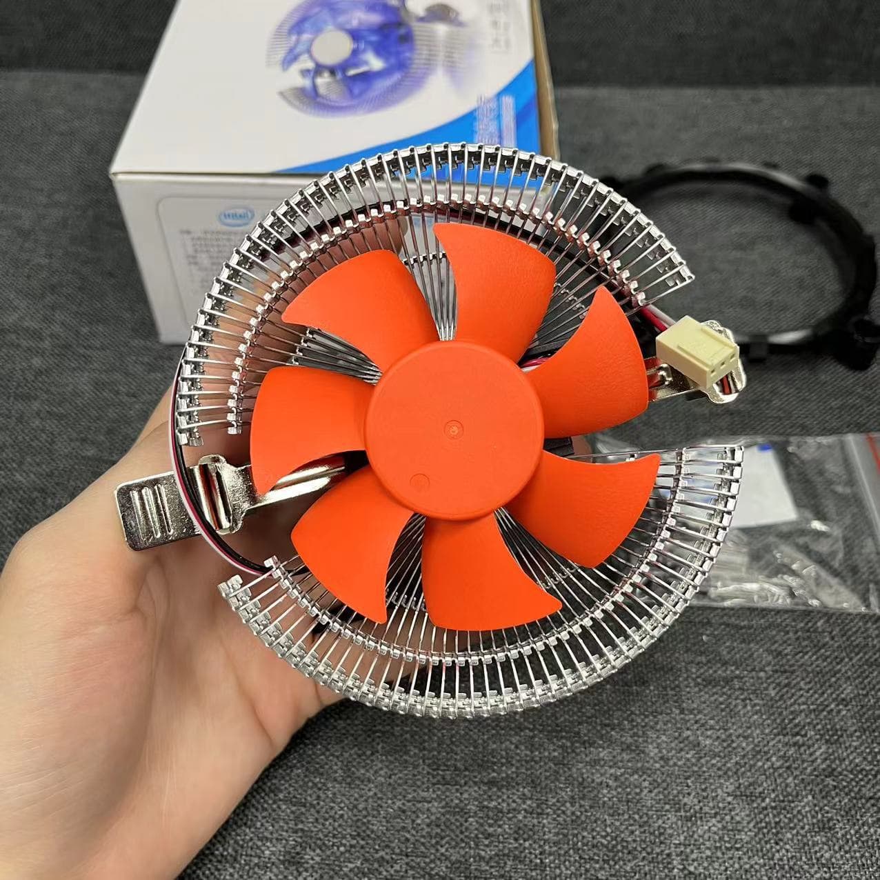 CPU radiator computer host desktop chassis motherboard CPU fan silent cold air 775/1151/1366